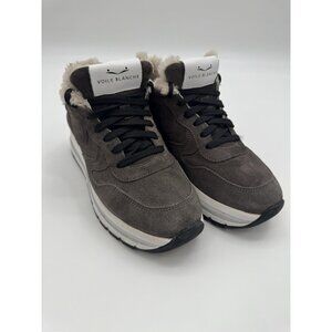 Voile Blanche Sneakers Maran Fur Lined Suede Womens 8.5 39 Quiet Luxury Capsule